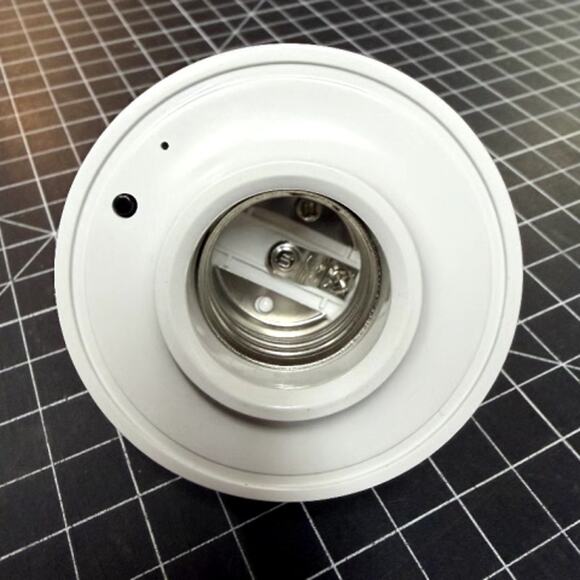 Lot of 3 - PIR Motion Sensor Light Socket Adapter E27 Base Auto On/Off 85-250VAC - Picture 3 of 3